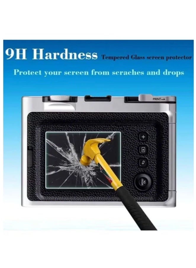 3 حزمة واقي الشاشة لـ Fujifilm INSTAX Mini EVO ، 0.3mm 9H صلابة غطاء زجاجي مقلص مضاد للخدش مضاد للفقاعة - Image 4